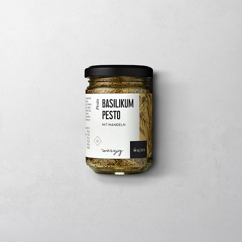 Basilikum Pesto im 55 g Glas