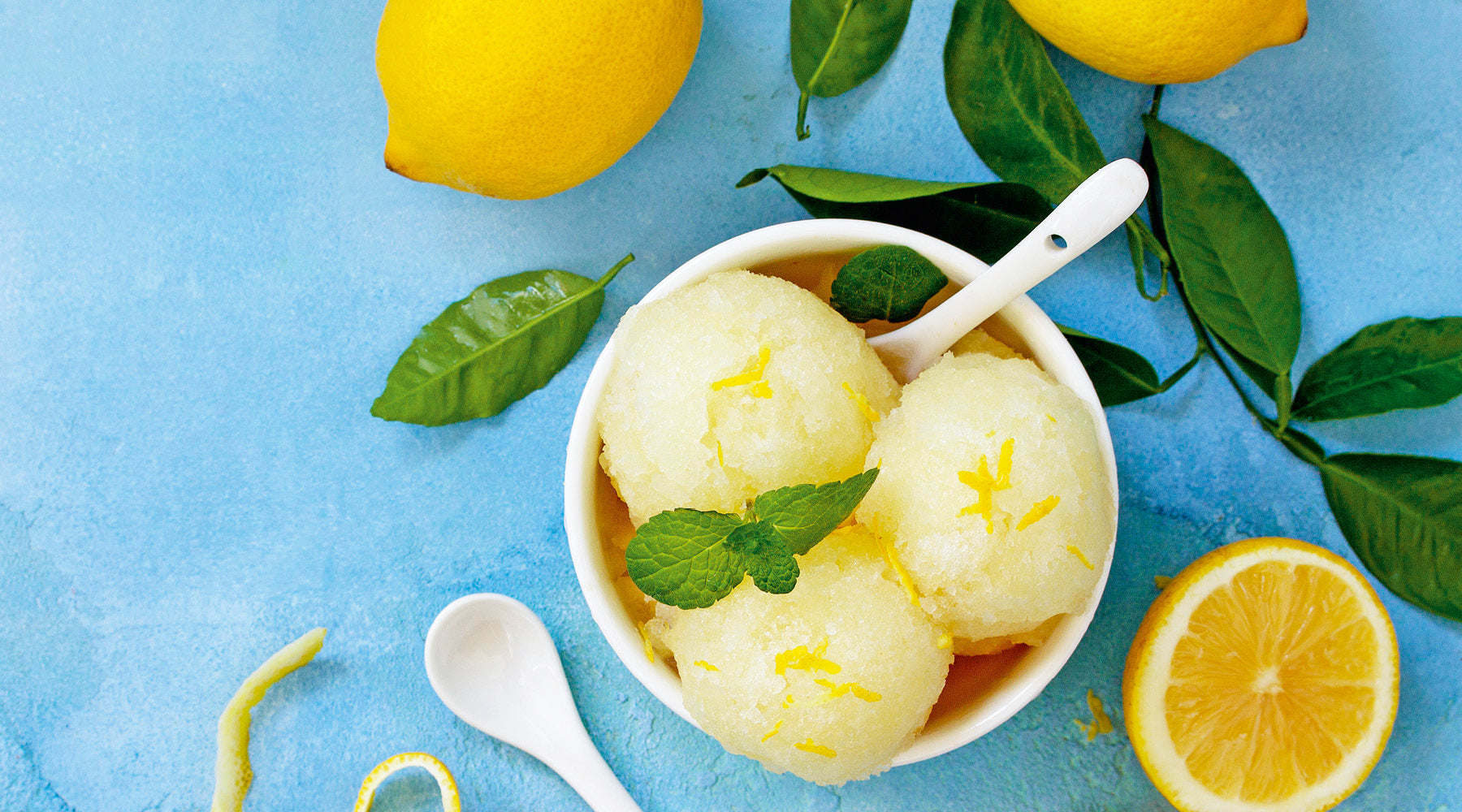 Zitronensorbet Rezept