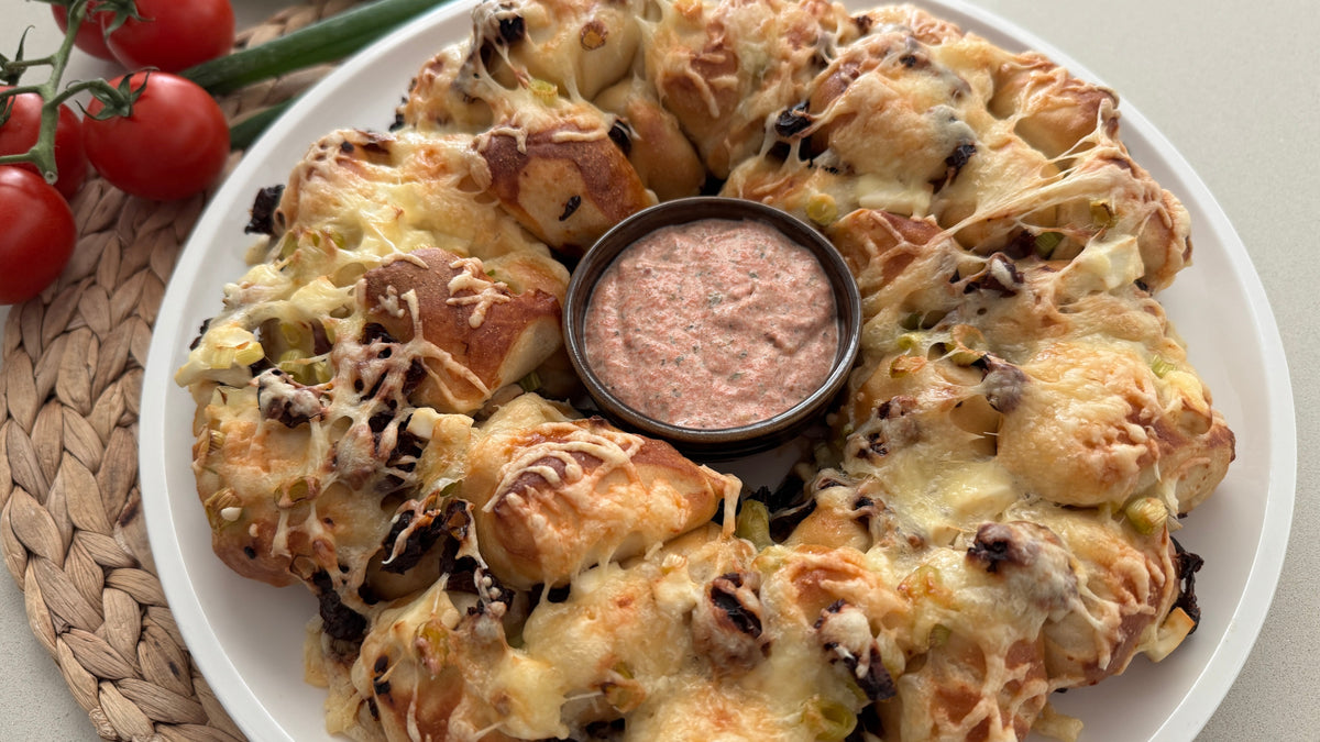 Laugenkranz - Rezept für schnelles Laugenzupfbrot