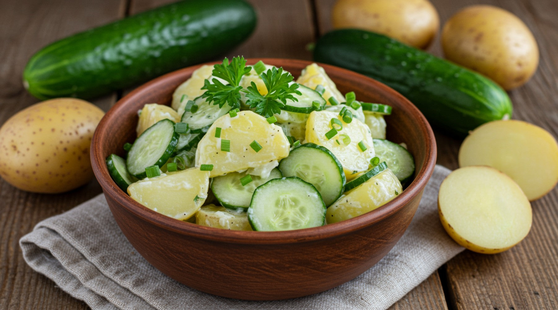 Kartoffelsalat mit Gurke - 6 Ideen Kartoffelsalat mit Gurke - 6 Ideen