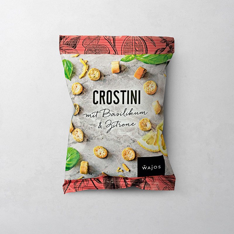 Crostini mit Basilikum & Zitrone