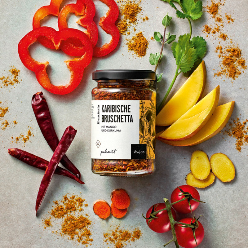 Karibische Bruschetta im 90 g Glas