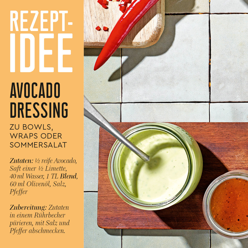 Avocado Blend Rezeptidee Avocado Dressing