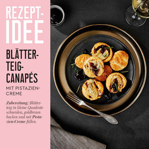 Pistazien Creme Rezeptidee Blaetterteig Canapés