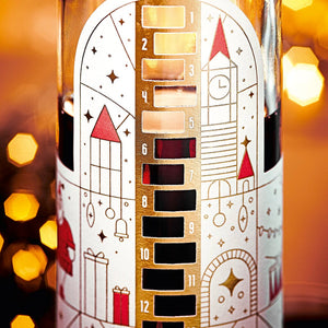 Wajos Adventskalender Flasche - gefüllt mit Christmas Gin