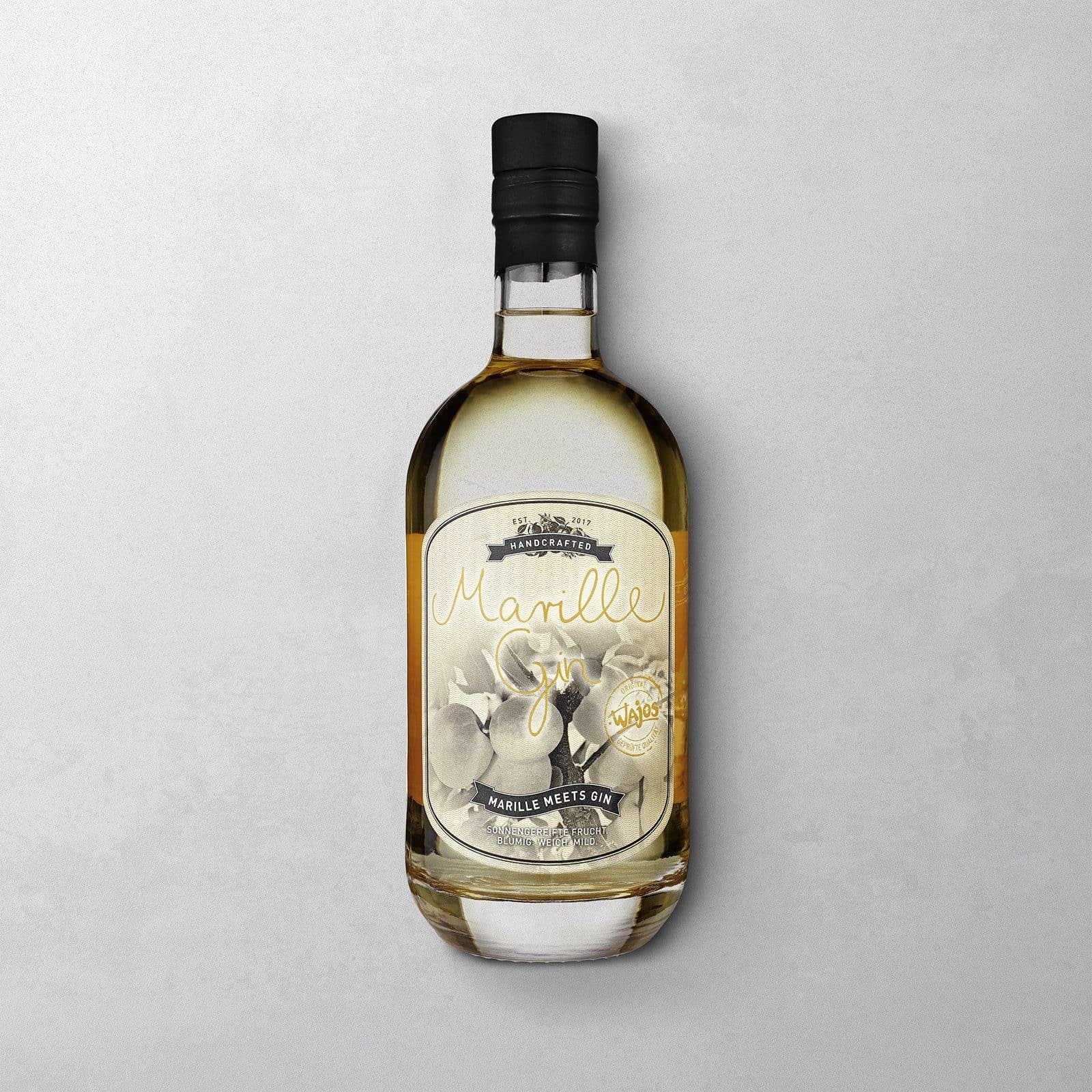 Marille Gin in 500 ml Flasche