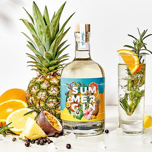 Summer Gin dargestellt mit Cocktail