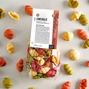 Conchiglie dargestellt mit Aromen