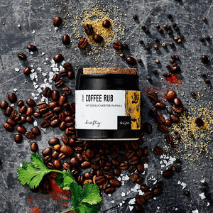 Coffee Rub dargestellt mit Aromen
