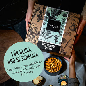 Wajos Geschenkset Einzug Geschenkeübergabe