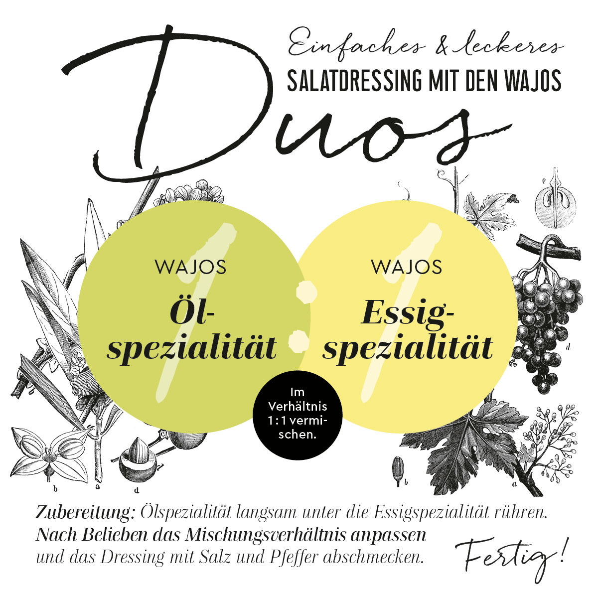 Nocciole Crema & EVOO Dressing-Duo