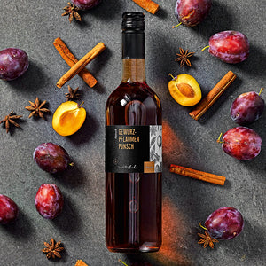 Gewürzpflaumen Punsch dargestellt mit Aromen