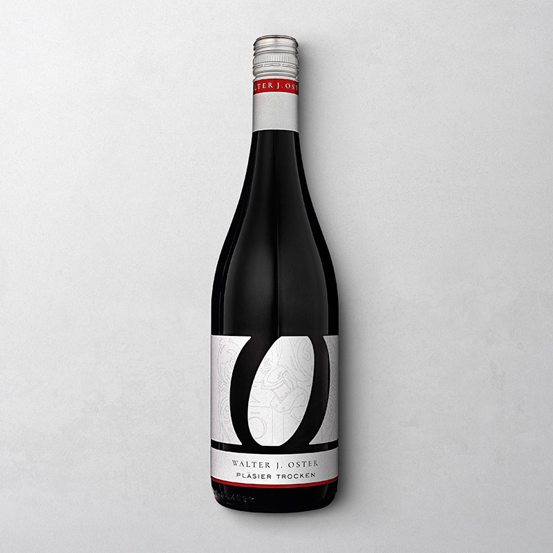 2023 Plaesier rot in der 750 ml Flasche