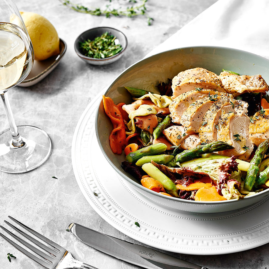 Wajos Spargelsalat mit grünem Spargel