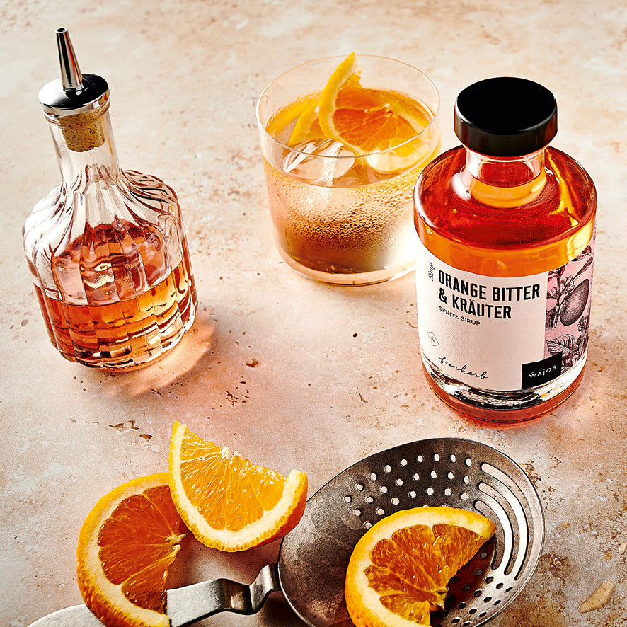 Orange Bitter & Kräuter Tonic Sirup